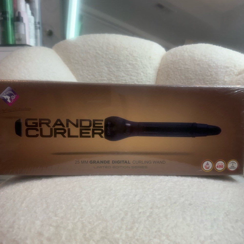 25mm Digital Curling Wand - Black
